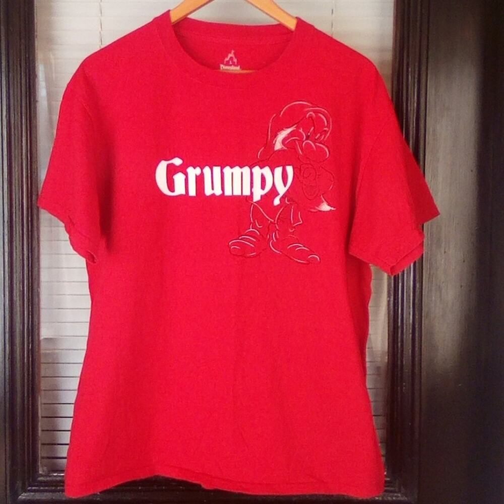 - Disney Parks Red Grumpy T-shirt